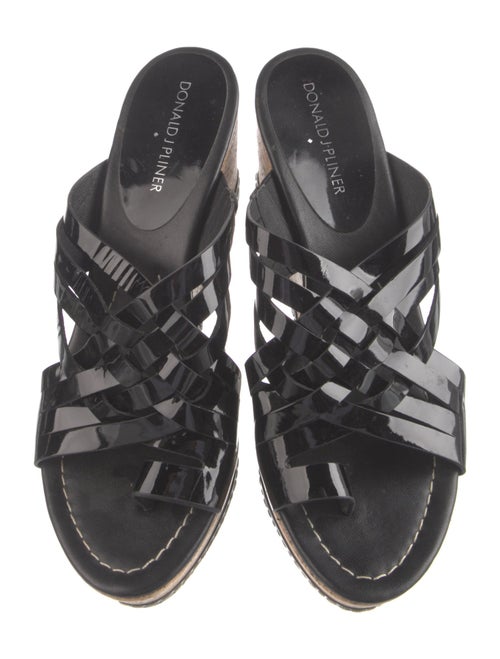 Donald Pliner Patent Leather Slides