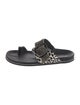 Donald Pliner Ponyhair Animal Print Slides