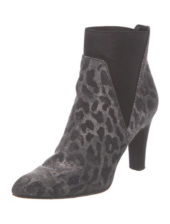 Donald Pliner Animal Print Chelsea Boots