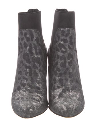 Donald Pliner Animal Print Chelsea Boots