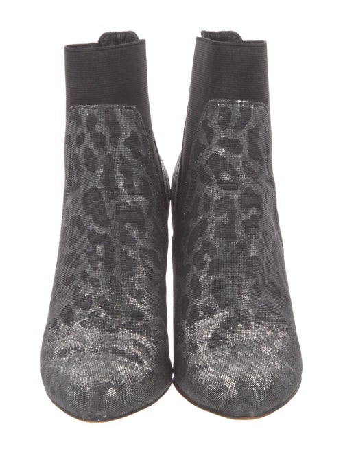 Donald Pliner Animal Print Chelsea Boots