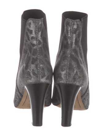Donald Pliner Animal Print Chelsea Boots