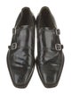 Donald Pliner Leather Monk Straps