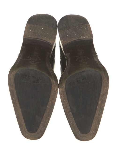 Donald Pliner Leather Monk Straps