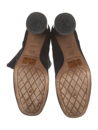 Donald Pliner Suede Studded Accents Boots