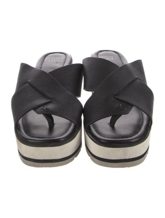 Donald Pliner Leather Slides