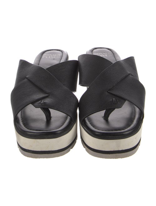 Donald Pliner Leather Slides