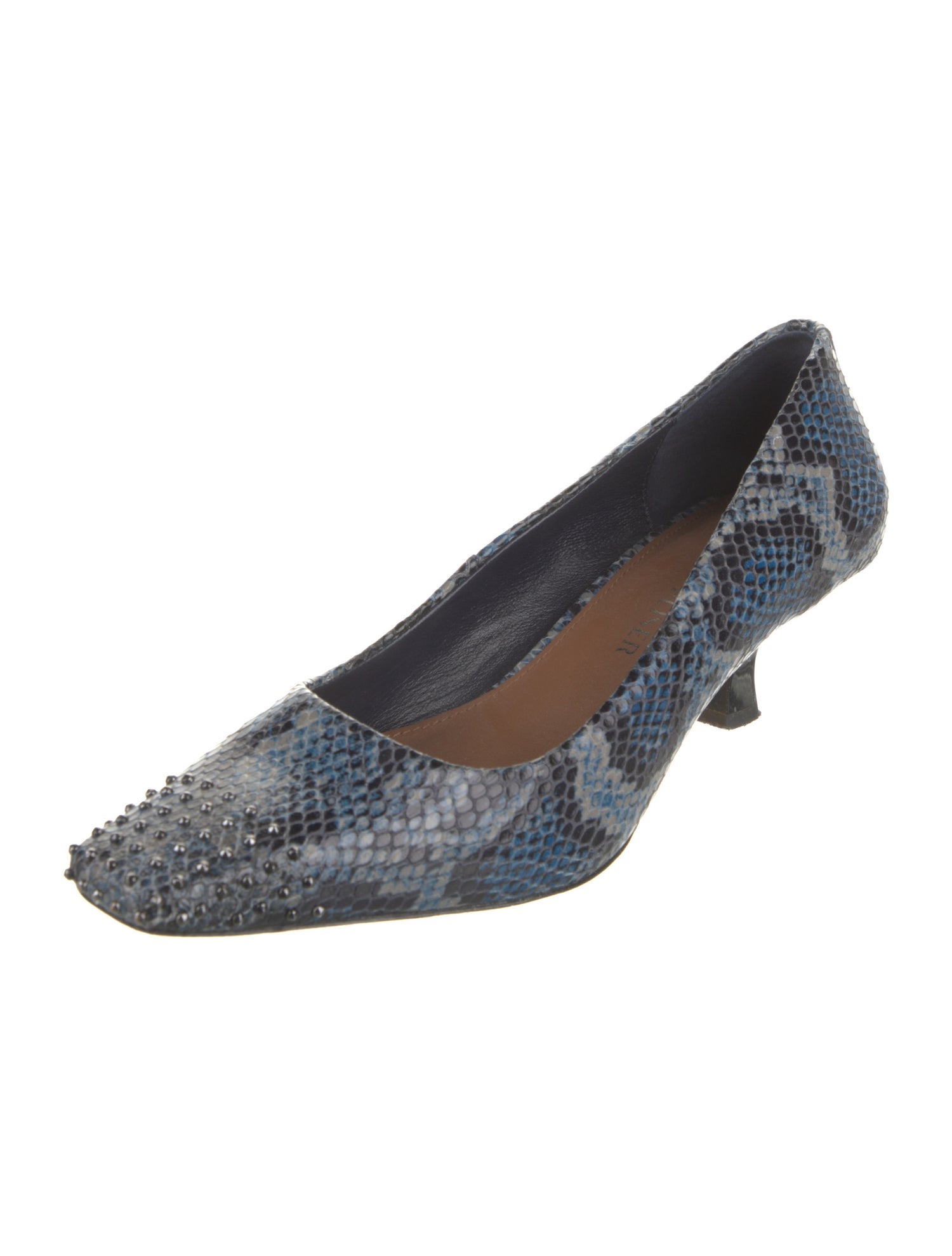 Donald Pliner Leather Animal Print Flats