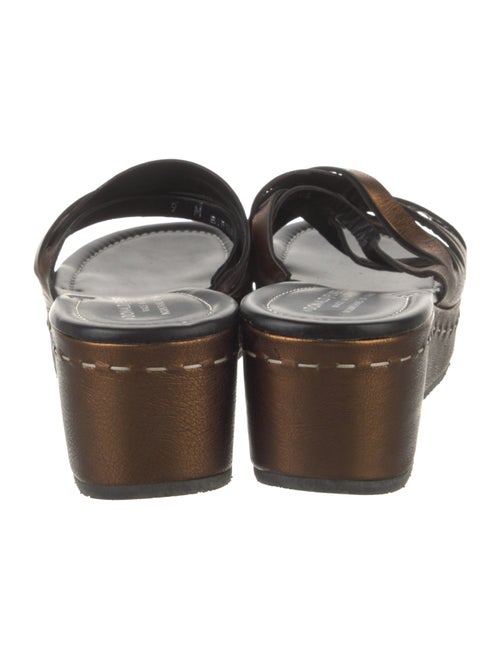 Donald Pliner Leather Slides