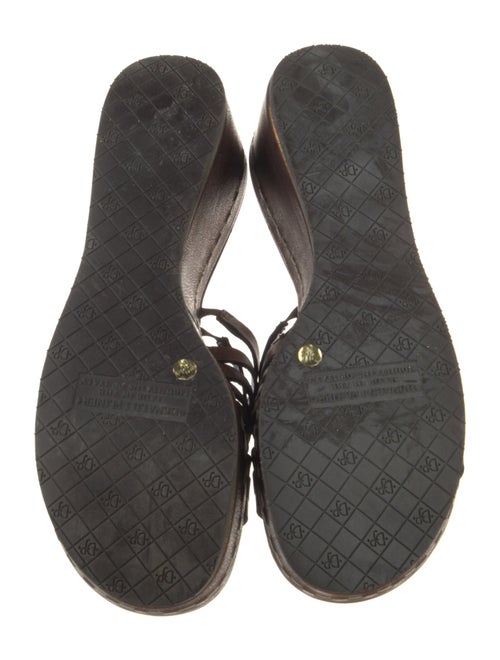 Donald Pliner Leather Slides