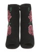 Donald Pliner Suede Floral Print Boots