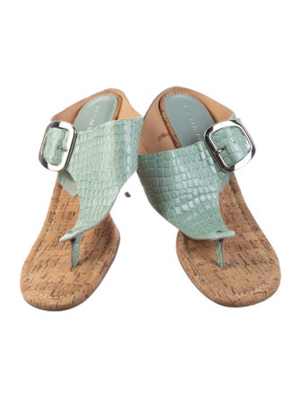 Donald Pliner Patent Leather Slides