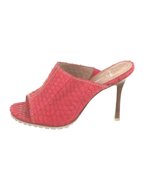 Donald Pliner Fish Skin Slides