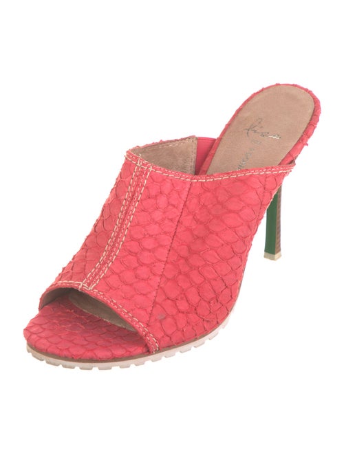 Donald Pliner Fish Skin Slides