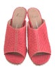 Donald Pliner Fish Skin Slides