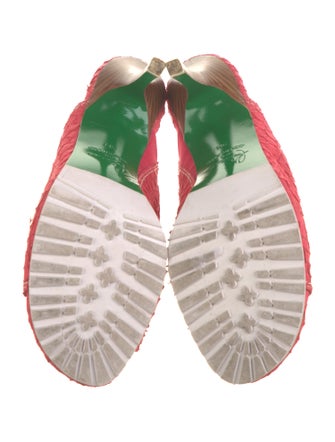 Donald Pliner Fish Skin Slides