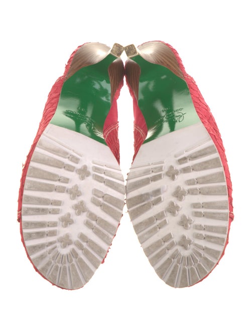 Donald Pliner Fish Skin Slides