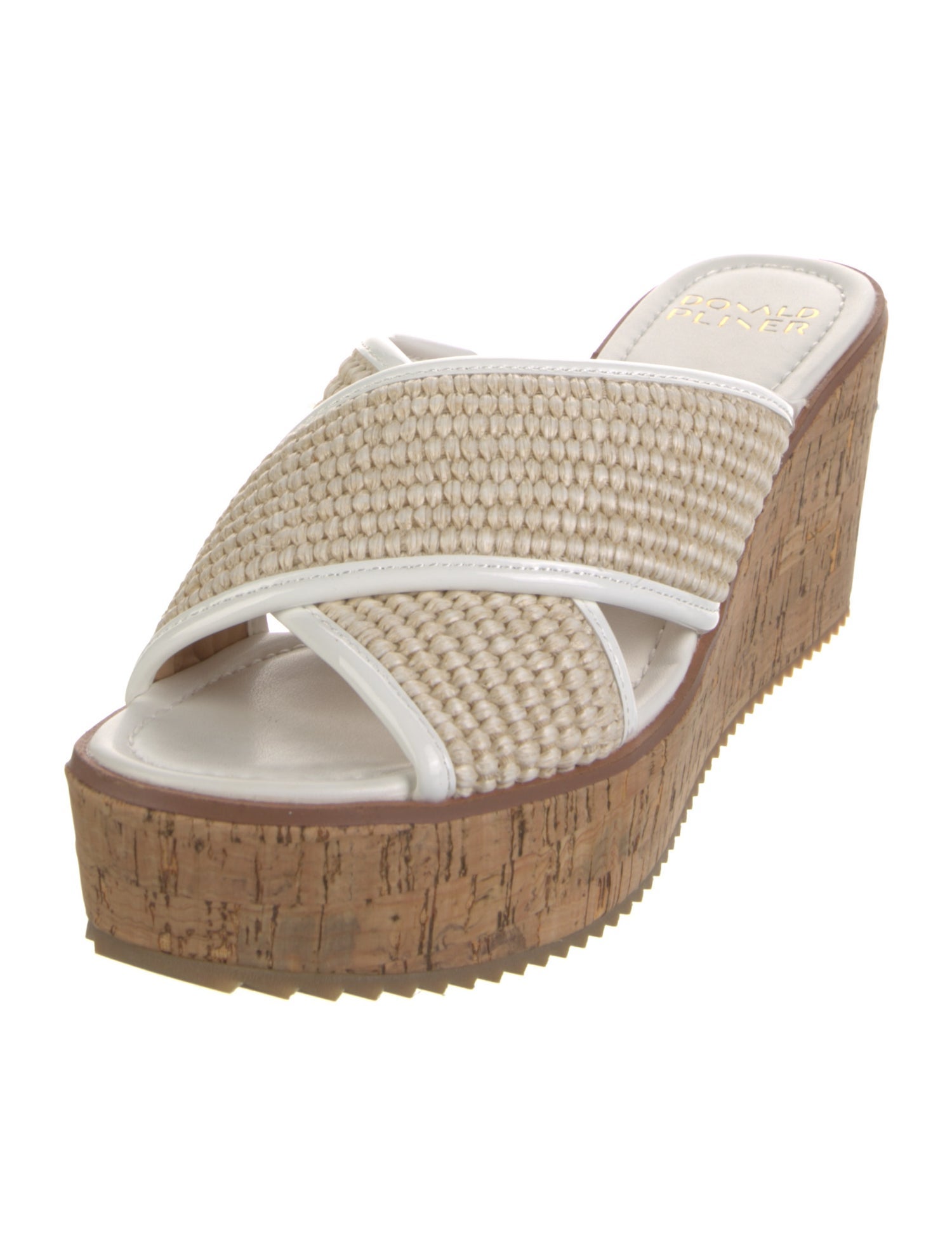 Donald Pliner Straw Slides