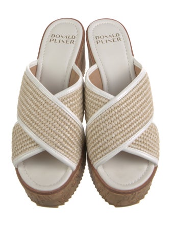 Donald Pliner Straw Slides