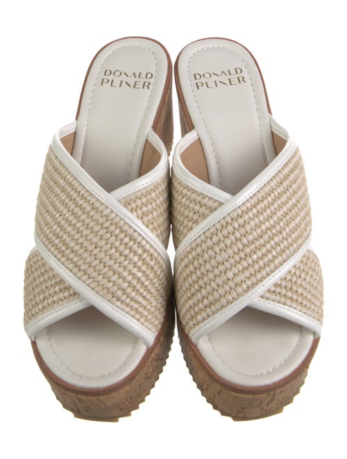 Donald Pliner Straw Slides