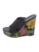 Donald Pliner Floral Print Slides