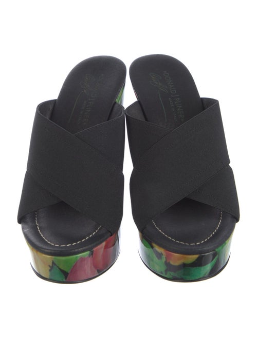 Donald Pliner Floral Print Slides