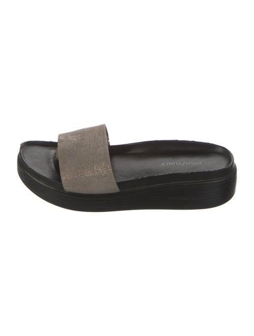 Donald Pliner Suede Slides