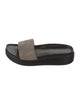 Donald Pliner Suede Slides