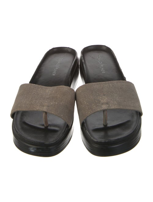 Donald Pliner Suede Slides