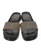Donald Pliner Suede Slides