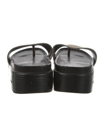 Donald Pliner Suede Slides