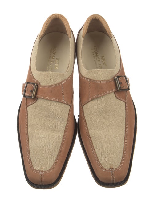 Donald Pliner Canvas Monk Straps