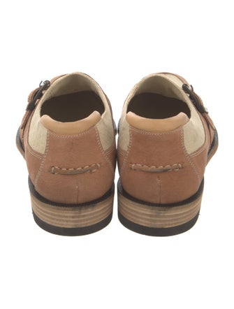 Donald Pliner Canvas Monk Straps