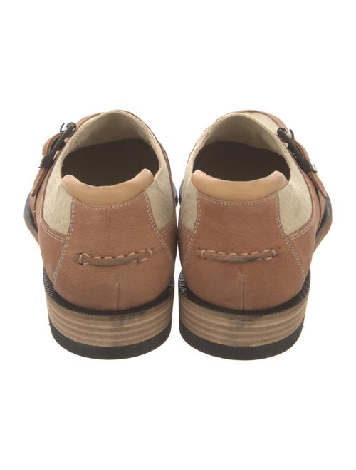 Donald Pliner Canvas Monk Straps