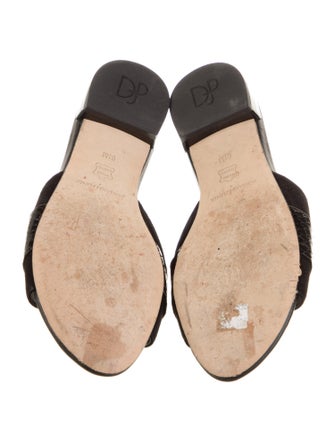 Donald Pliner Suede Slides