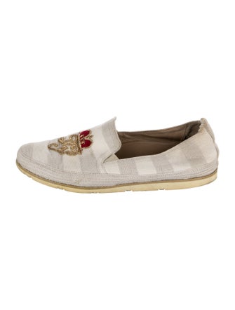 Donald Pliner Canvas Striped Sneakers