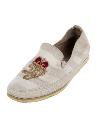 Donald Pliner Canvas Striped Sneakers