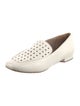 Donald Pliner Leather Cutout Accent Loafers