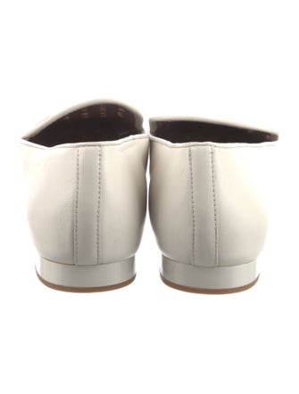 Donald Pliner Leather Cutout Accent Loafers