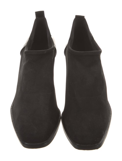 Donald Pliner Suede Leather Trim Embellishment Boots