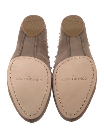 Donald Pliner Suede Studded Accents Mules