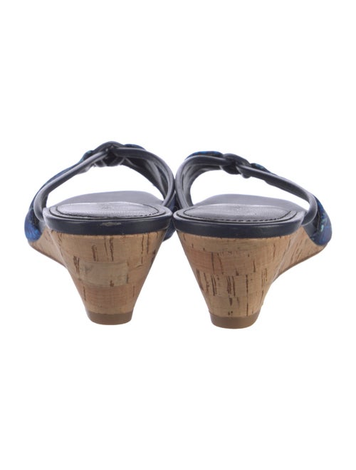 Donald Pliner Leather Printed Slides