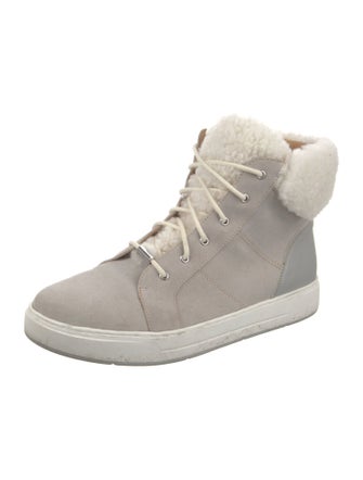 Donald Pliner Suede Wedge Sneakers