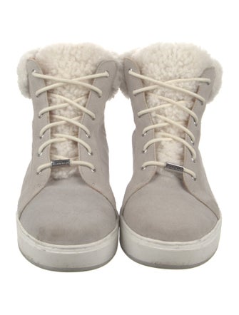 Donald Pliner Suede Wedge Sneakers