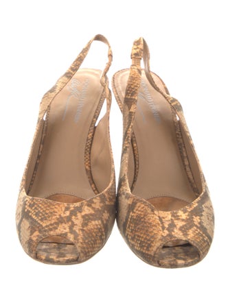 Donald Pliner Animal Print Slingback Pumps