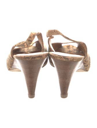 Donald Pliner Animal Print Slingback Pumps