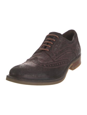 Donald Pliner Leather Lasercut Accents Brogues