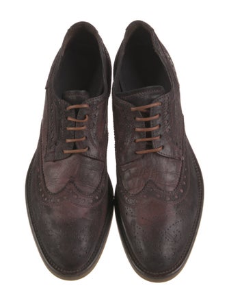 Donald Pliner Leather Lasercut Accents Brogues