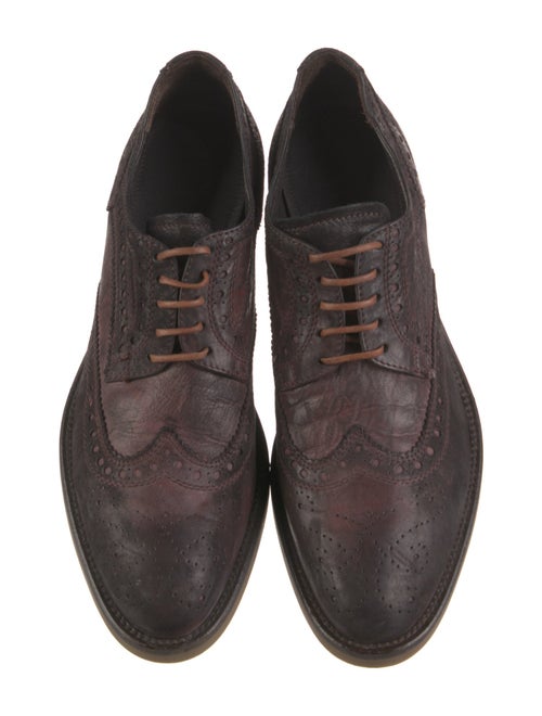Donald Pliner Leather Lasercut Accents Brogues