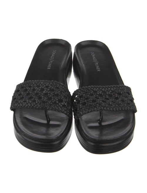 Donald Pliner Leather Slides